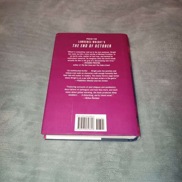 Book The End of October Novel by Lawrence Wright Bestseller compelling - Picture 2 of 10